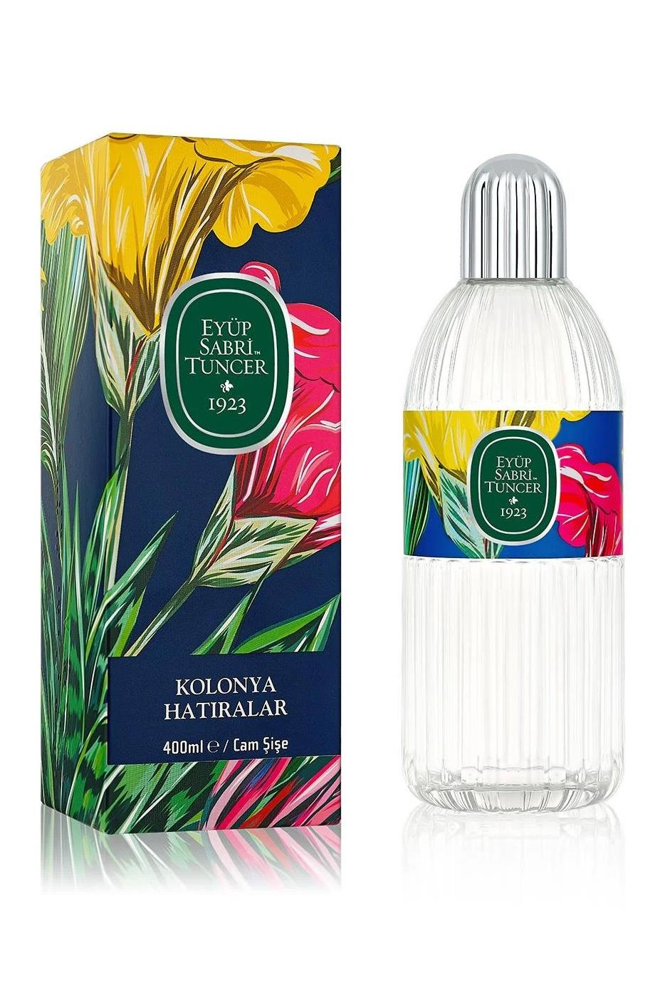 Eyüp Sabri Tuncer Eyüp Sabri Tuncer Kolonya Hatıralar 400 ml Cam ŞişeEyüp Sabri Tuncer Kolonya Hatıralar Cam 400 ml Fiyatı ve Özellikleri | Mutlufiyatlar