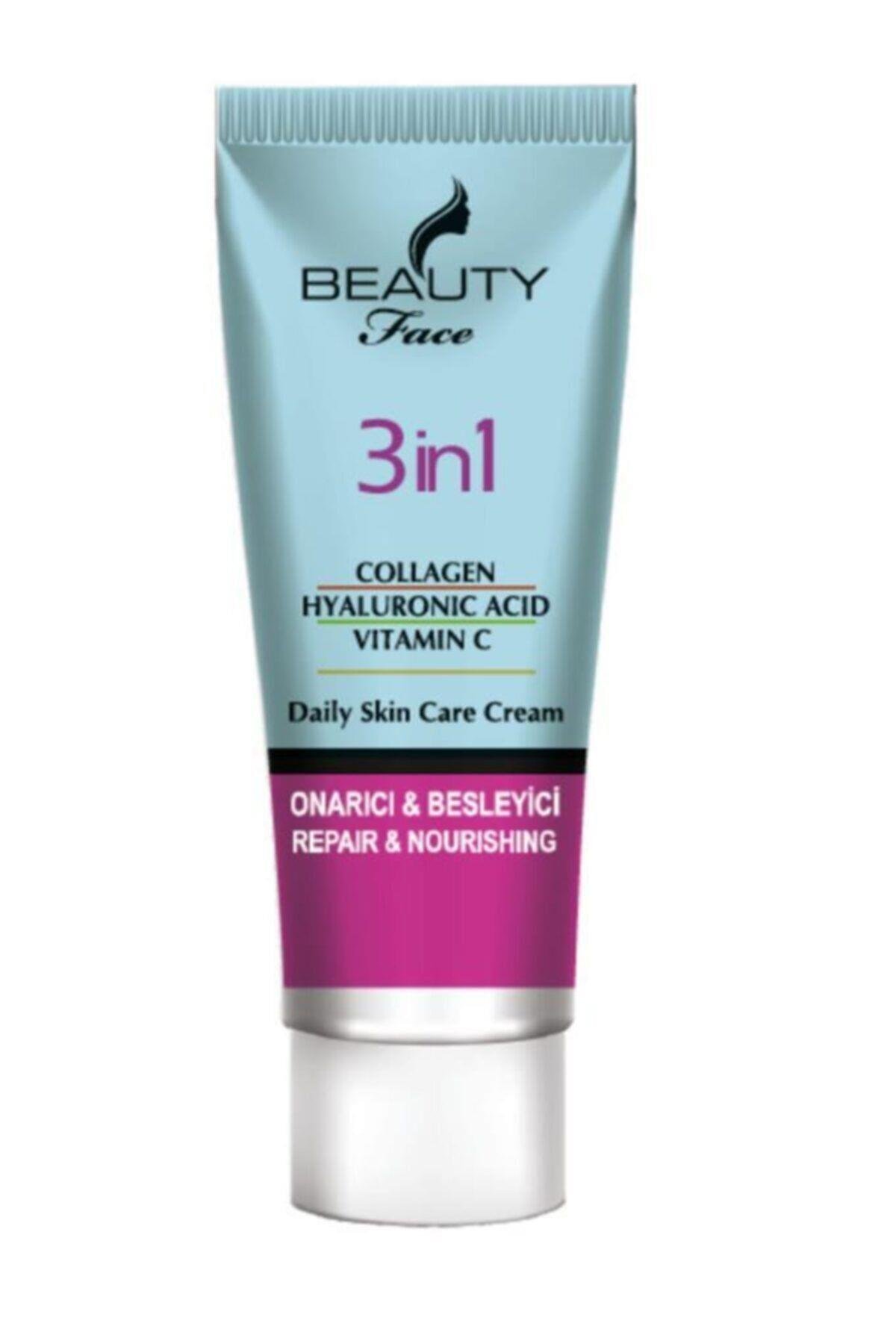 Face 3in1 Collagen + Hyaluronic Acıd + Vitamin C Bakım Kremi
