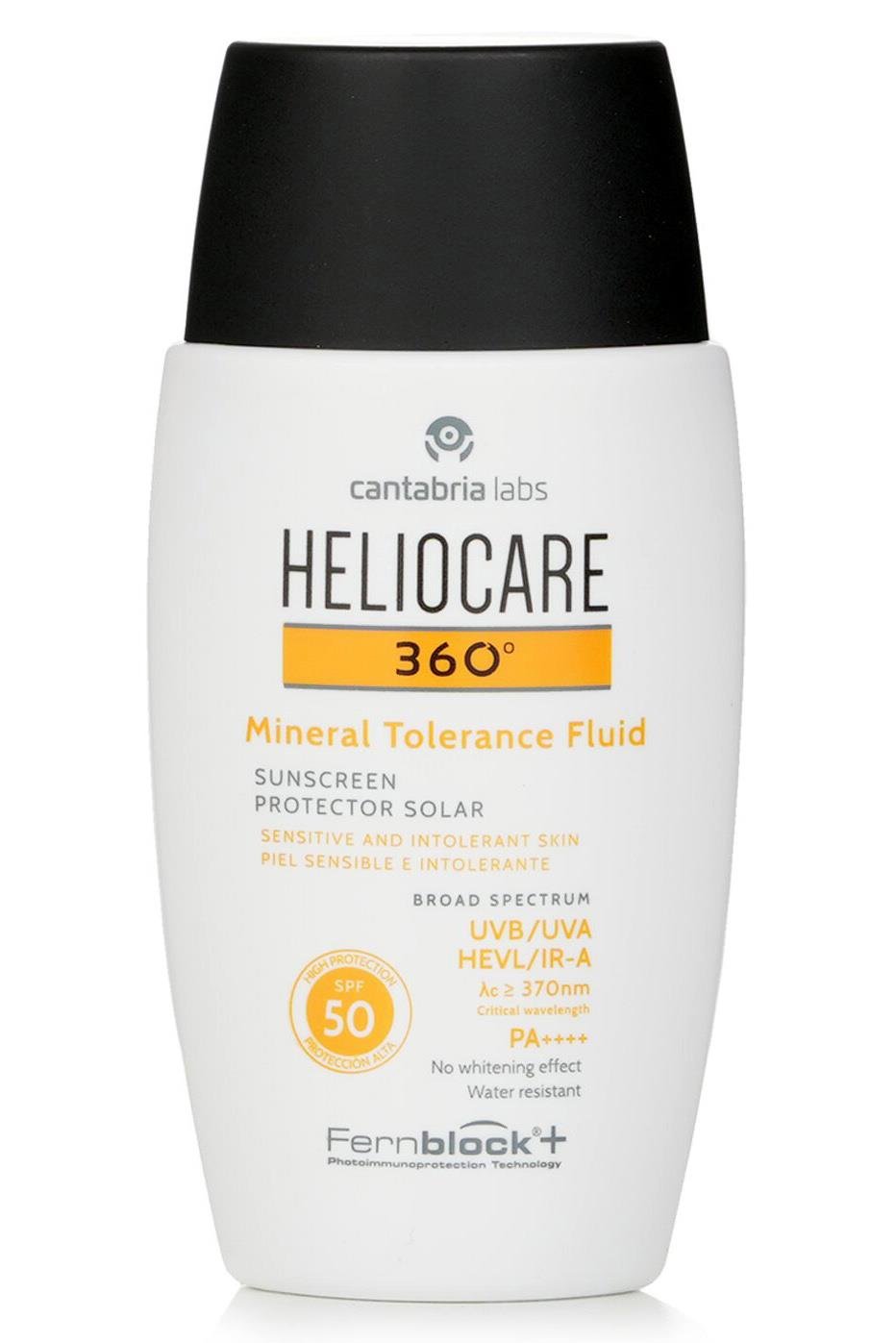 HeliocareHeliocare 360 Mineral Tolerance Fluid Hasas Ciltler İçin Güneş Koruma Kremi SPF 50 50 mlHeliocare 360 Mineral Tolerance Fluid SPF50 - 50 ml Fiyatı ve Özellikleri | Mutlufiyatlar