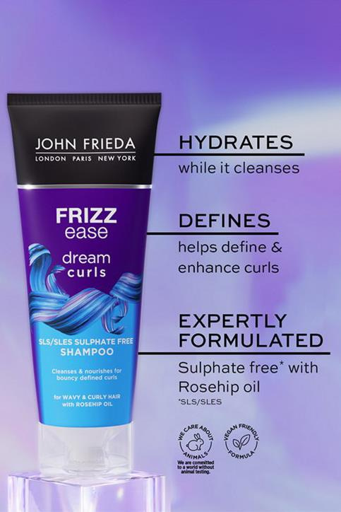 John FriedaJohn Frieda Frizz Ease Dream Curls Kıvırcık ve Dalgalı Saçlar İçin Şampuan 250 mlJohn Frieda Dream Curls Shampoo 250 ml Fiyatı ve Özellikleri | Mutlufiyatlar