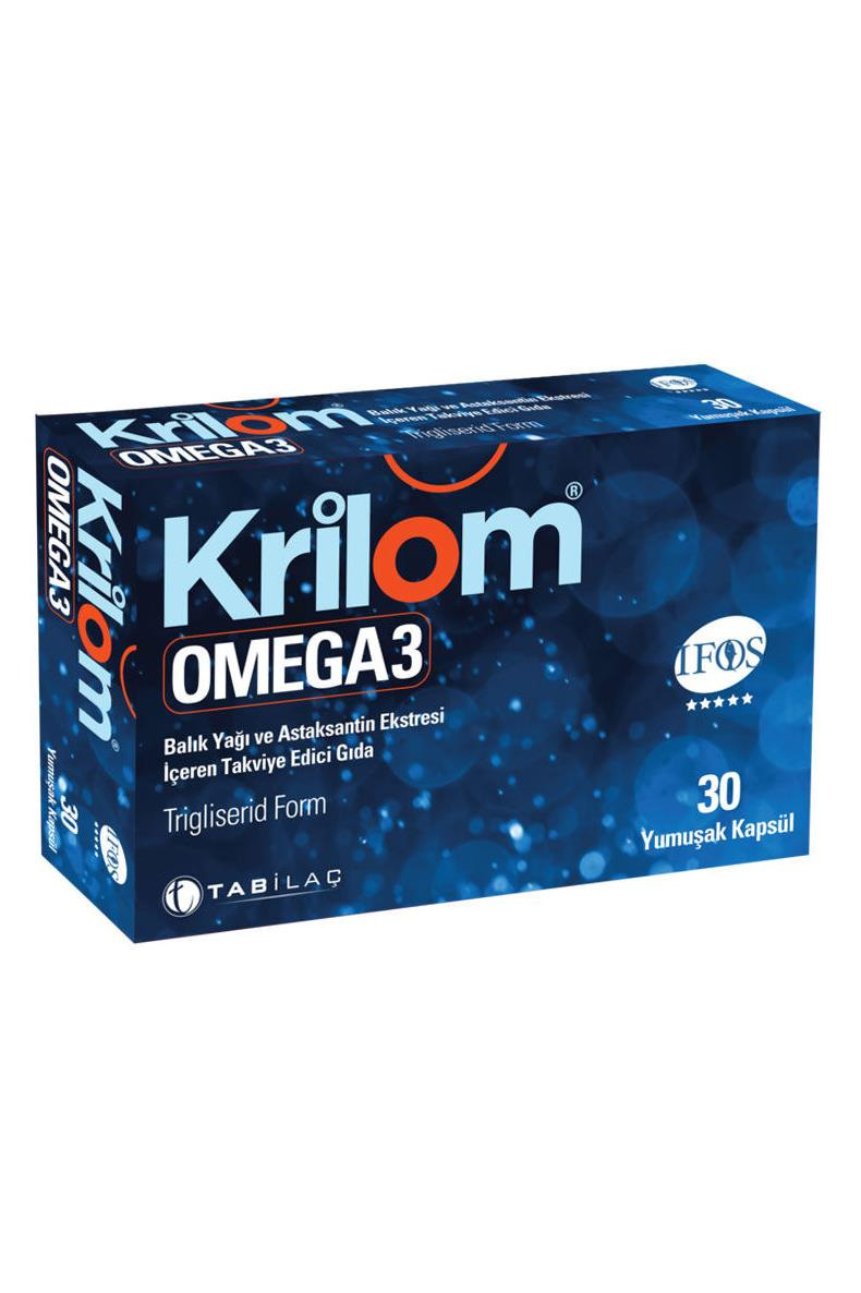KrilomKrilom Omega 3 30 Yumuşak KapsülKrilom Omega-3 30 Yumuşak Kapsül Fiyatı ve Özellikleri | Mutlufiyatlar