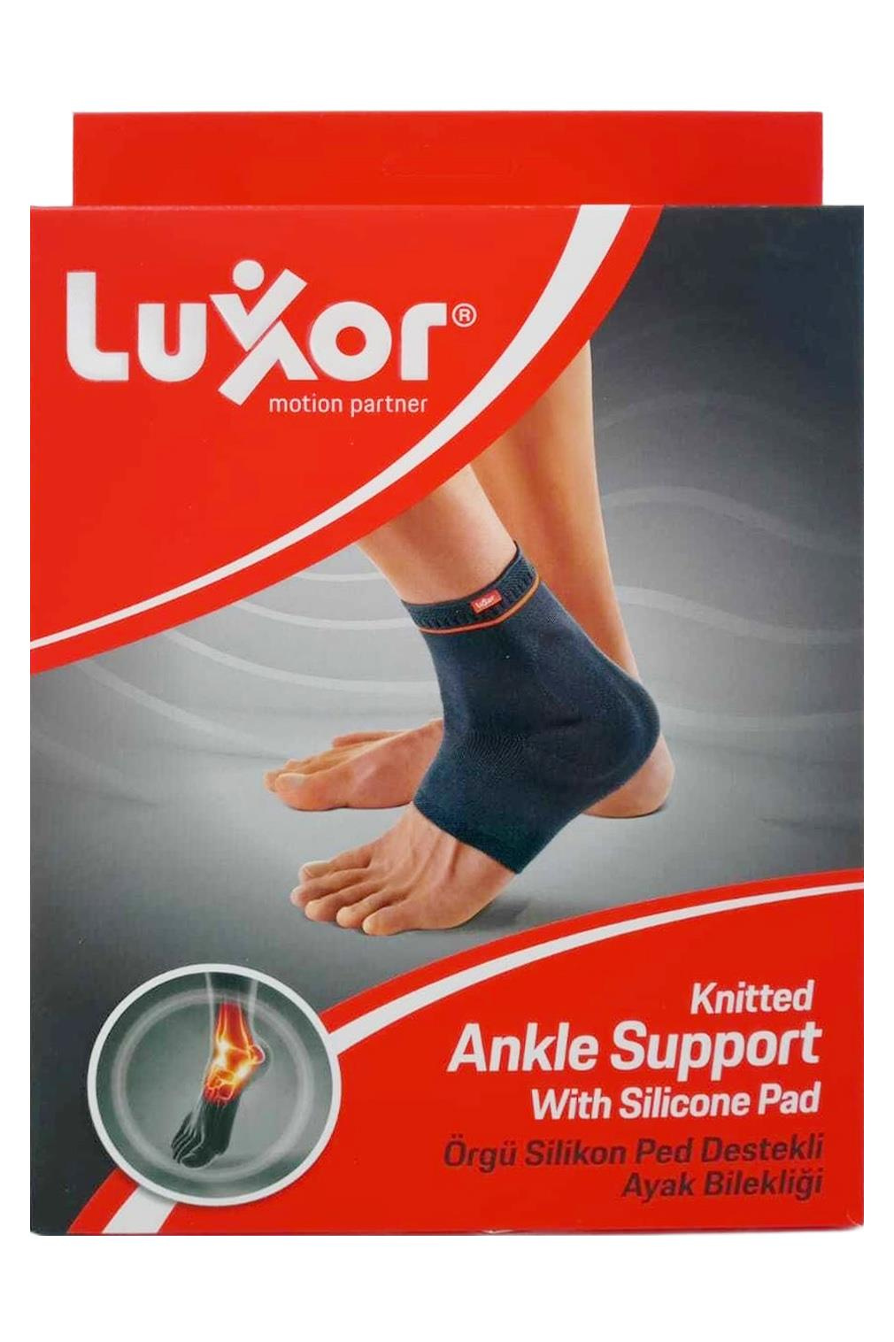 LuxorLuxor 105 Örgü Silikon Ped Destekli Ayak Bilekliği Large Beden 24-26 cmLuxor Örgü Silikon Ped Destek Ayak Bilekliği - Large 105 Fiyatı ve Özellikleri | Mutlufiyatlar