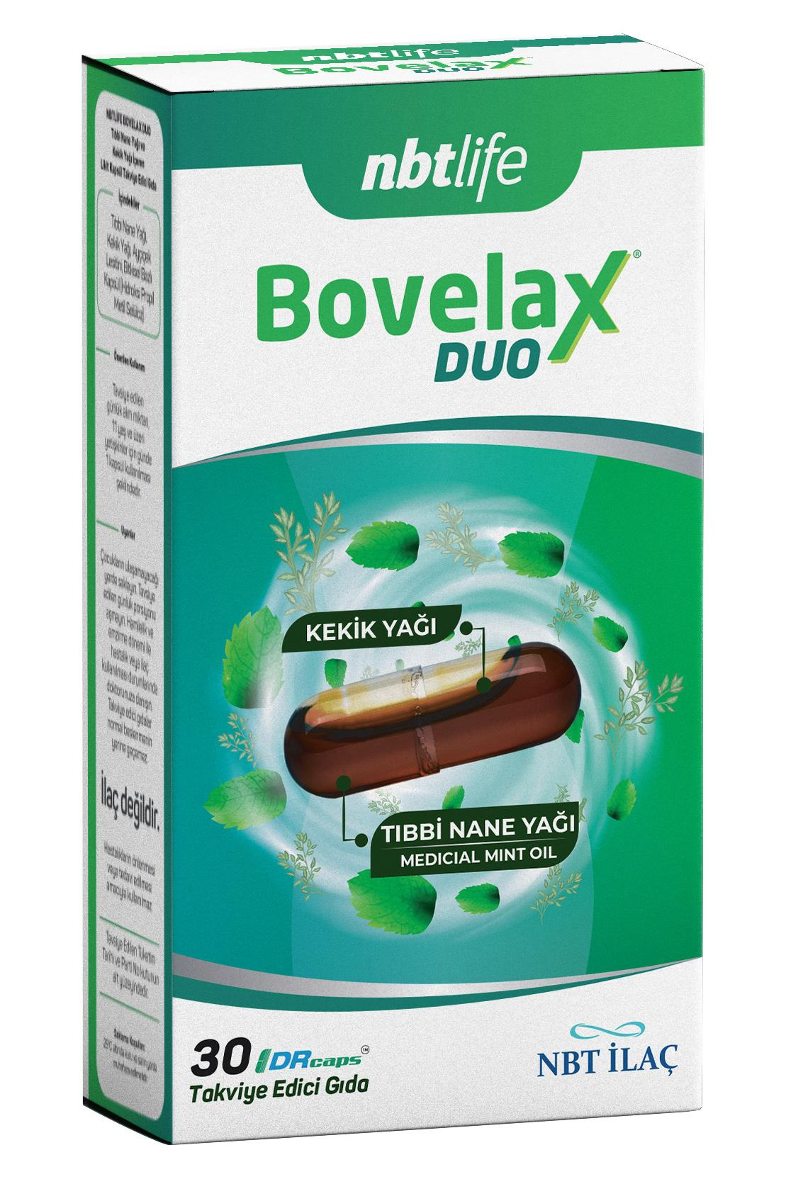 NBT İlaçNBT Life Bovelax Duo 30 KapsülNBT Life Bovelax Duo 30 Kapsül | Bağırsak Sağlığı İçin Takviye