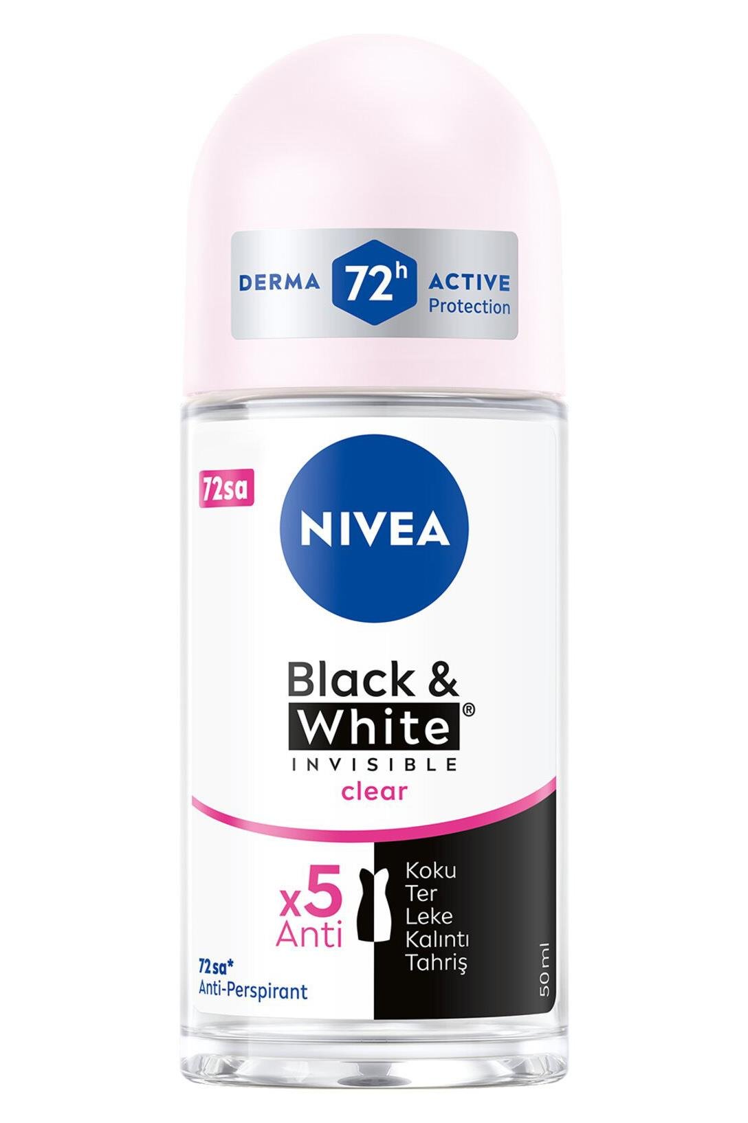 NiveaNivea Black White Invisible Clear Kadınlar İçin Roll On 50 mlNivea Invisible For Black   White Roll-On Clear 50 ml Fiyatı ve Özellikleri | Mutlufiyatlar