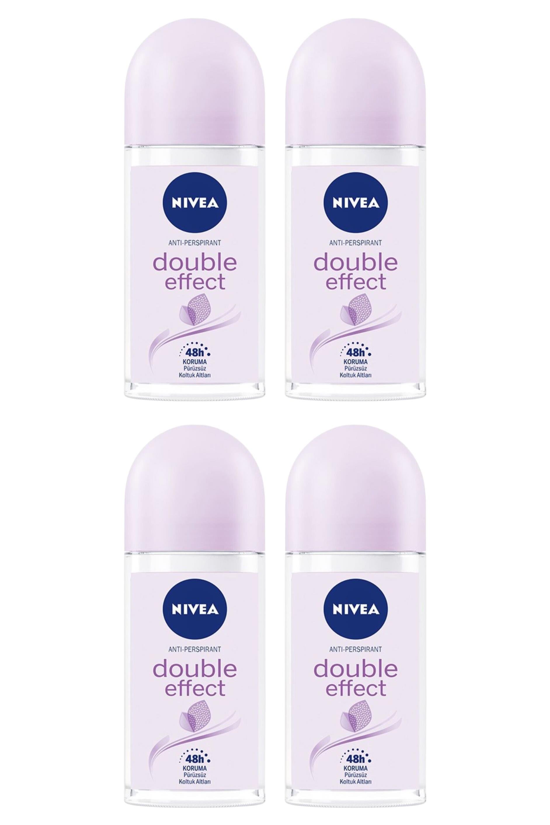 NiveaNivea Double Effect Mor Düşler Roll-On Deodorant 50 ml 4'lüNivea Double Effect Mor Düşler Roll-On Deodorant 50 ml Fiyatı ve Özellikleri | Mutlufiyatlar