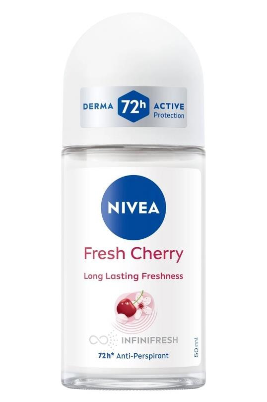 NiveaNivea Fresh Cherry Kadınlar İçin Roll-On 50 mlNivea Fresh Cherry Bayan Roll-On 50 ml Fiyatı ve Özellikleri | Mutlufiyatlar