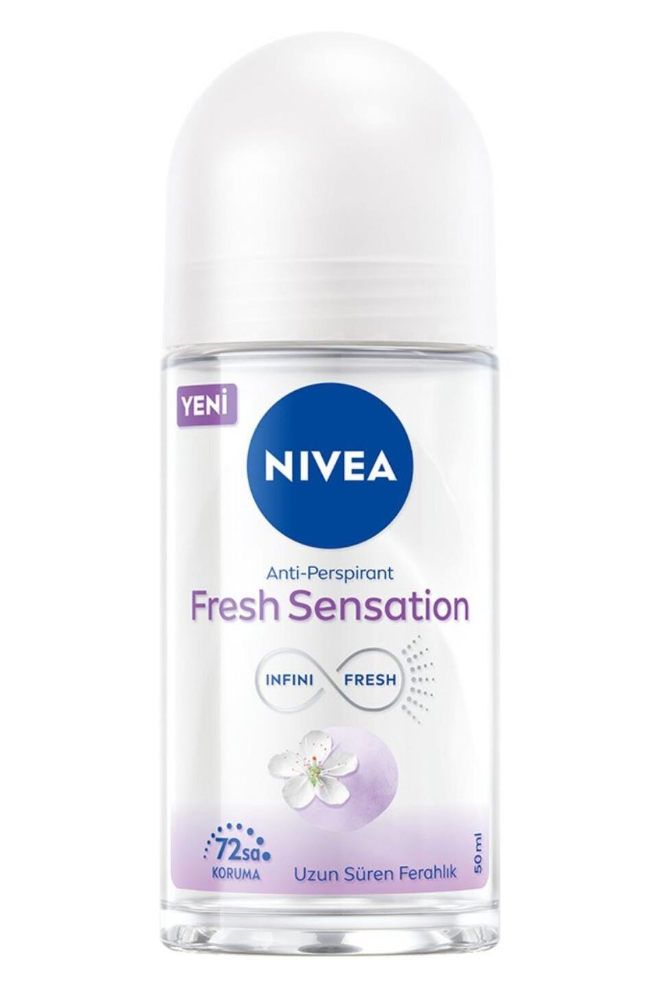 NiveaNivea Fresh Sensation Kadınlar İçin Roll On 50 mlNivea Fresh Sensation Roll-on 50 ml | Uzun Süreli Ferahlık