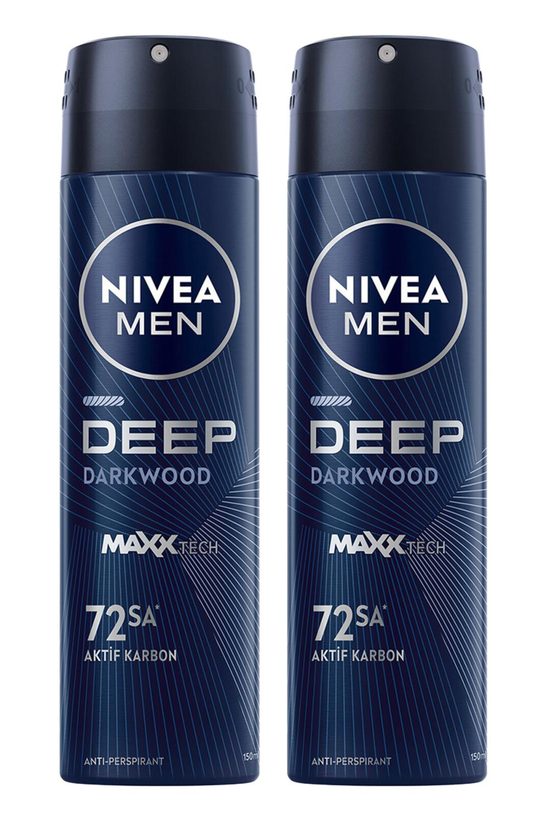 NiveaNivea Men Deep Darkwood Erkekler İçin Deodorant 150 ml 2'liNivea Deodorant Deep Dimension Erkek 150 ml Fiyatı ve Özellikleri | Mutlufiyatlar