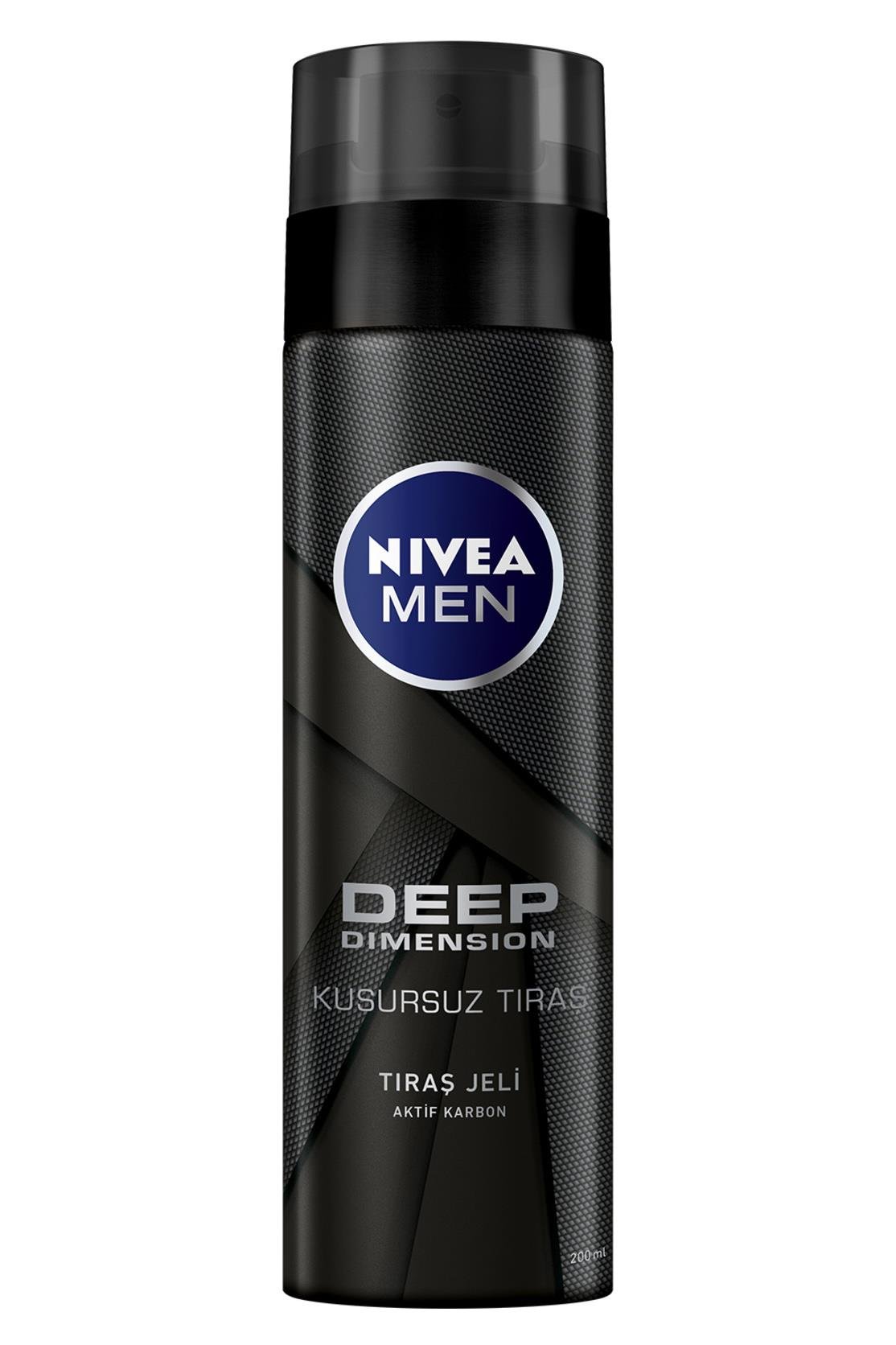NiveaNivea Men Deep Dimension Tıraş Jeli 200 mlNivea Deep Dimension Tıraş Jeli 200 ml | Aktif Karbonlu Kayganlık