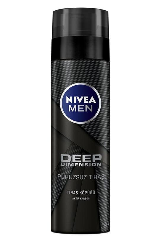 NiveaNivea Men Deep Dimension Tıraş Köpüğü 200 mlNivea Deep Dimension Tıraş Köpüğü 200 ml | Derin Temizleyici Köpük