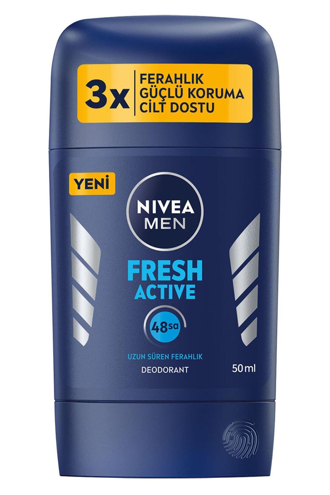 NiveaNivea Men Fresh Active Stick Deodorant 50 mlNivea Men Fresh Active Stick Deodorant 50 ml Fiyatı ve Özellikleri | Mutlufiyatlar