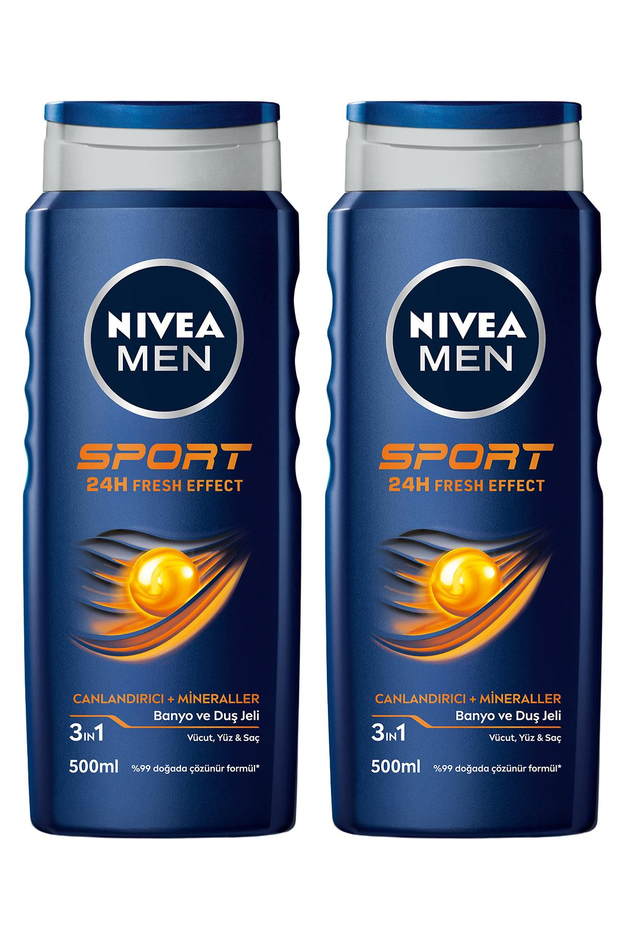 NiveaNIVEA Men Sport  Erkekler İçin Saç ve Vücut Şampuanı 500ml 2'liNivea Men Saç ve Vücut Şampuanı Sport 500 ml Fiyatı ve Özellikleri | Mutlufiyatlar