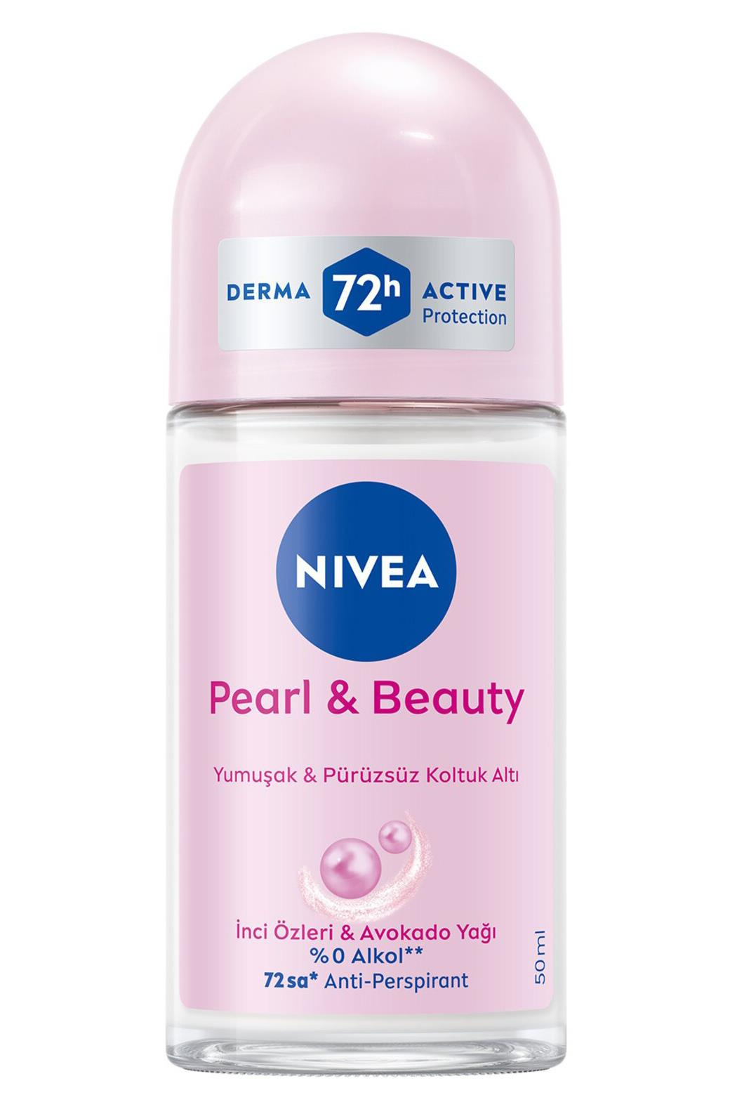 NiveaNivea Pearl Beauty Kadınlar İçin Roll On 50 mlNivea Pearl & Beauty Roll-on 50 ml | 72 Saat Koruma
