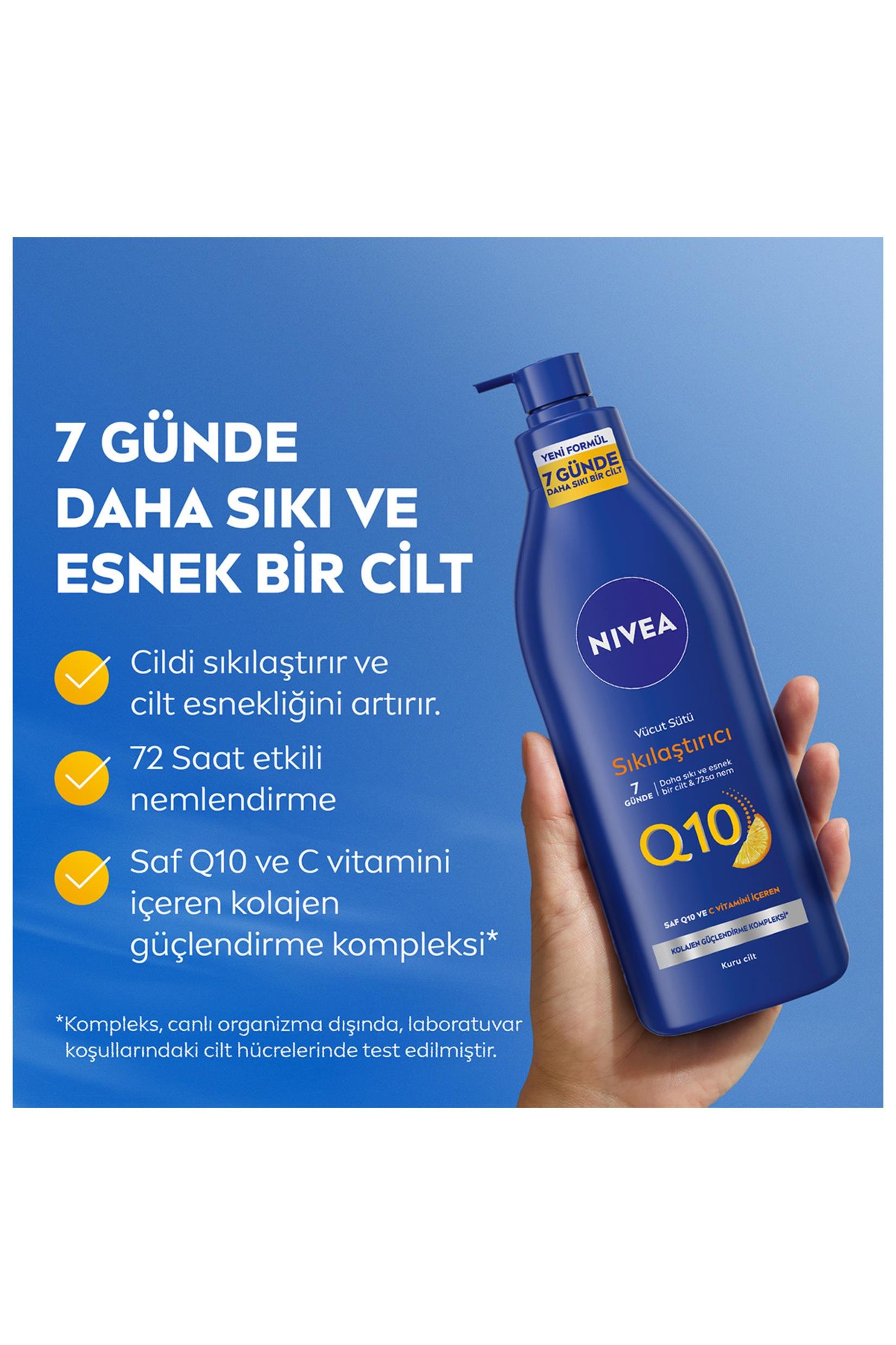 NiveaNivea Sıkılaştırıcı Vücut Sütü Q10 400 mlNivea Q10 Energy Sıkılaştırıcı Vücut Sütü 400 ml Fiyatı ve Özellikleri | Mutlufiyatlar