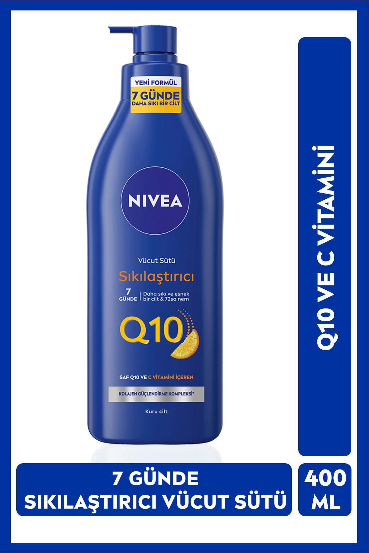 NiveaNivea Sıkılaştırıcı Vücut Sütü Q10 400 mlNivea Q10 Energy Sıkılaştırıcı Vücut Sütü 400 ml Fiyatı ve Özellikleri | Mutlufiyatlar