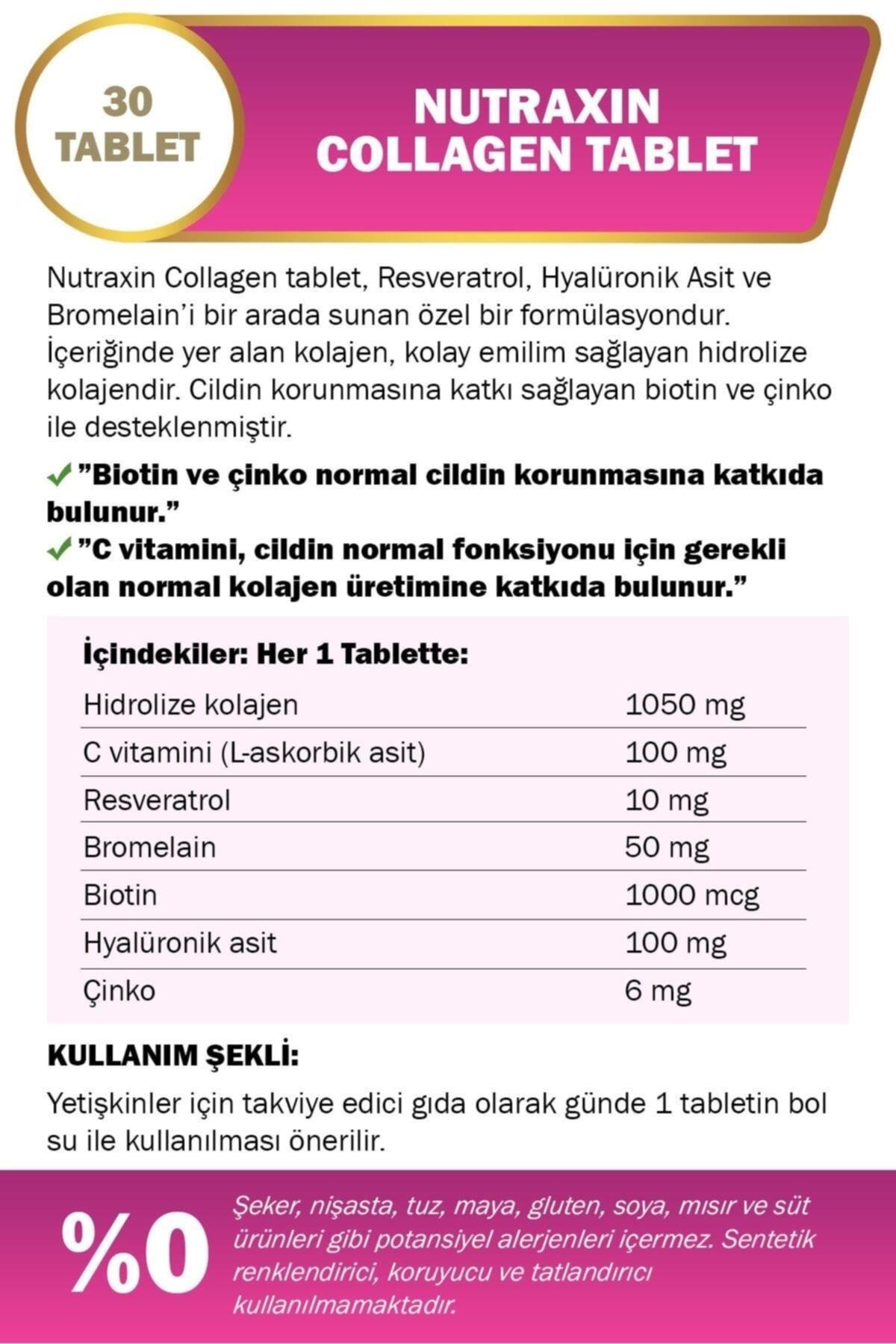 NutraxinNutraxin Beauty Gold Collagen 30 Tablet 3 Al 2 Öde Tip 1 Tip 3Nutraxin Beauty Gold Collagen 30 Tablet (3 Al 2 Öde) Fiyatı ve Özellikleri | Mutlufiyatlar