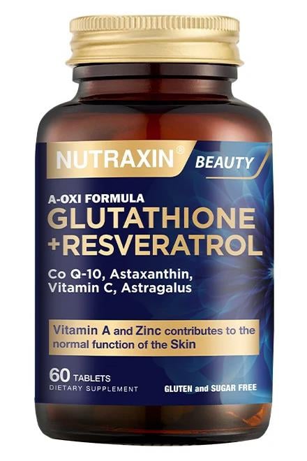 NutraxinNutraxin Glutathione+Resveratrol A-Oxi Formula 60 TabletNutraxin A-Oxi Formula 60 Tablet Fiyatı ve Özellikleri | Mutlufiyatlar