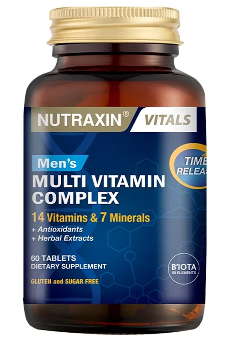 NutraxinNutraxin Mens Multi Vitamin Complex 60 TabletNutraxin Mens Multi Vitamin Complex 60 Tablet Fiyatı ve Özellikleri | Mutlufiyatlar