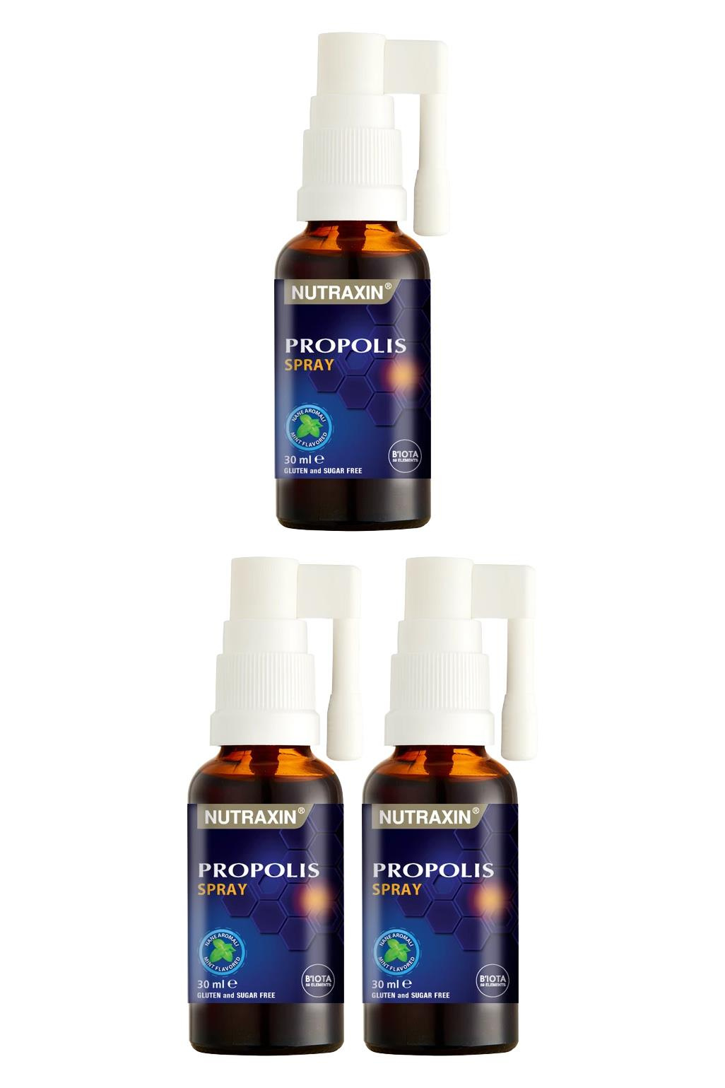 NutraxinNutraxin Propolis Boğaz Spreyi 30 ml 3'lüNutraxin Propolis Boğaz Spreyi 30 ml Fiyatı ve Özellikleri | Mutlufiyatlar