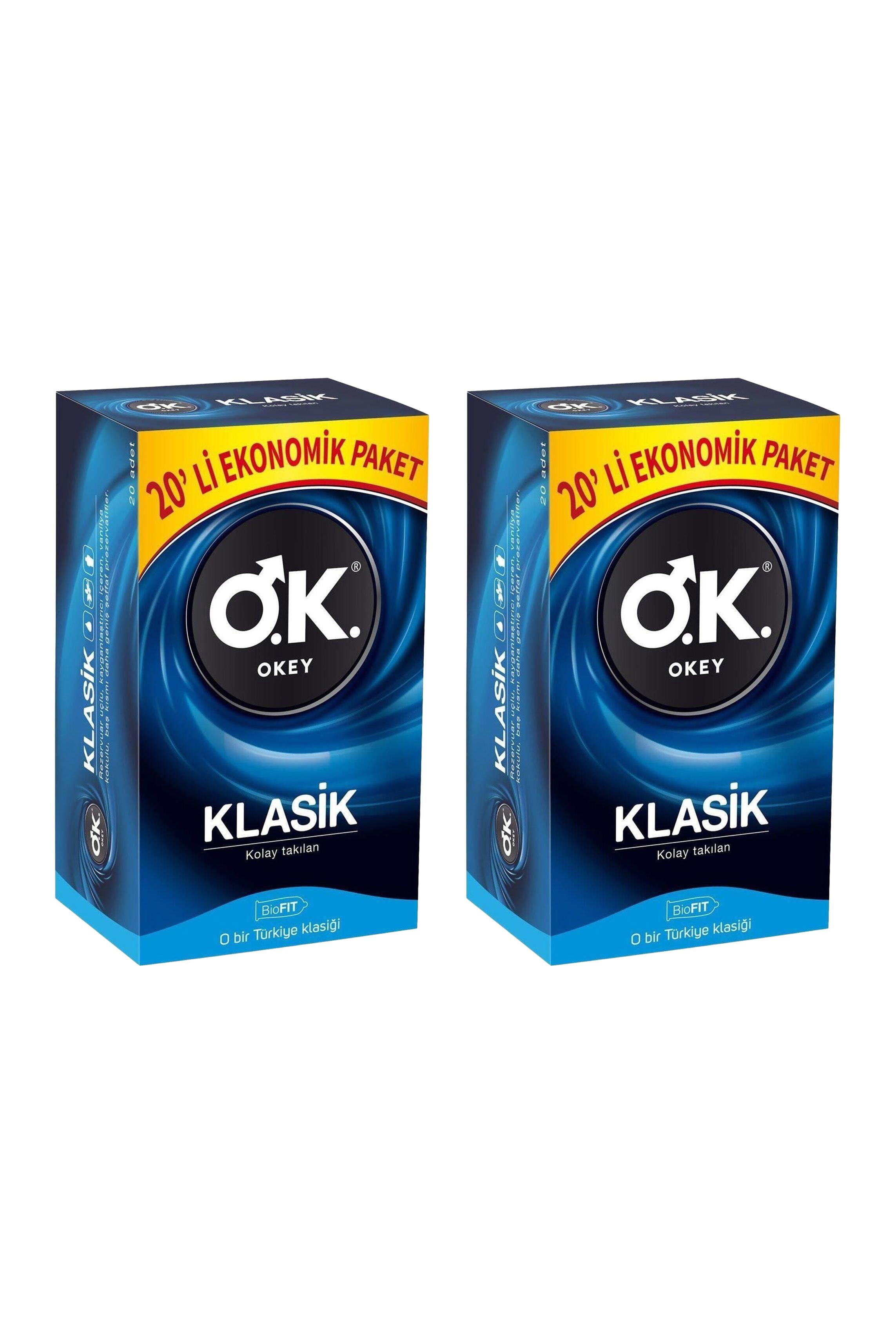 OkeyOkey Klasik Prezervatif Ekonomik Paket 20 Adet 2'liOkey Klasik Prezervatif Ekonomik 20li Fiyatı ve Özellikleri | Mutlufiyatlar