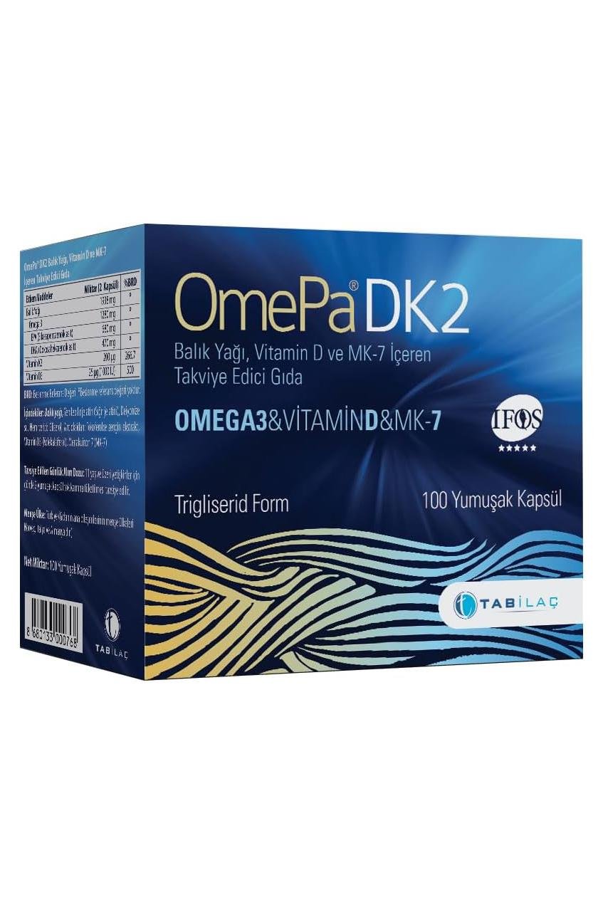 OmepaOmepa DK2 Omega 3   Vitamin D   MENAQ7 100 Yumuşak KapsülOmepa DK2 Omega 3   Vitamin D   MENAQ7 100 Yumuşak Kapsül Fiyatı ve Özellikleri | Mutlufiyatlar