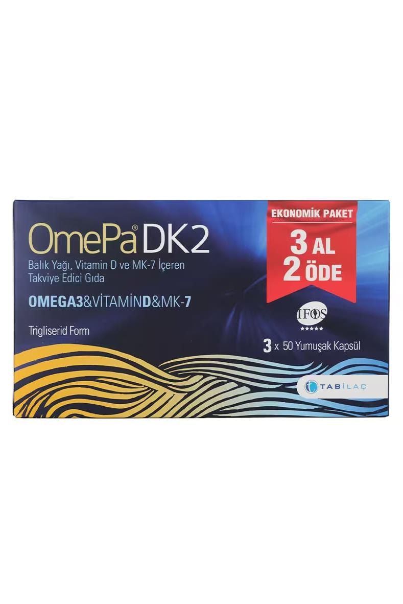 OmepaOmepa DK2 Omega 3   Vitamin D   Menaq7 50 Yumuşak Kapsül - 3 Al 2 ÖdeOmepa DK2 Omega 3   Vitamin D   Menaq7 50 Yumuşak Kapsül - 3 Al 2 Öde Fiyatı ve Özellikleri | Mutlufiyatlar