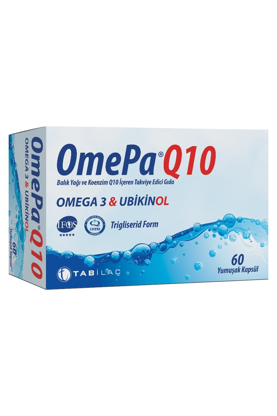 OmepaOmepa Q10 Omega 3 Ubikinol 60 KapsülOmepa-Q10 60 Kapsül Fiyatı ve Özellikleri | Mutlufiyatlar