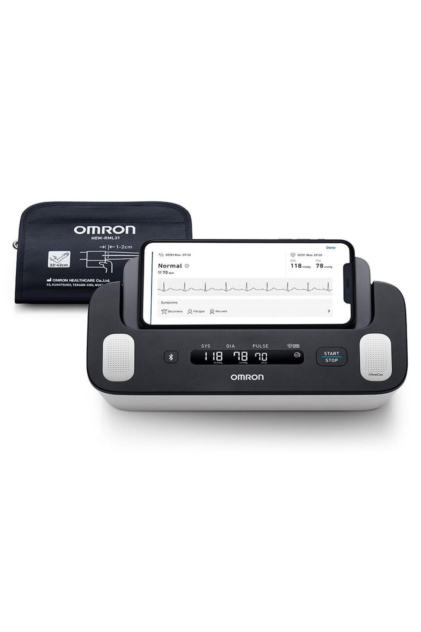 OmronOmron Complete HEM-7530T-E3 EKG Fonksiyonlu Koldan Dijital Tansiyon AletiOmron Complete HEM-7530T Tansiyon Aleti + EKG Cihazı Fiyatı ve Özellikleri | Mutlufiyatlar