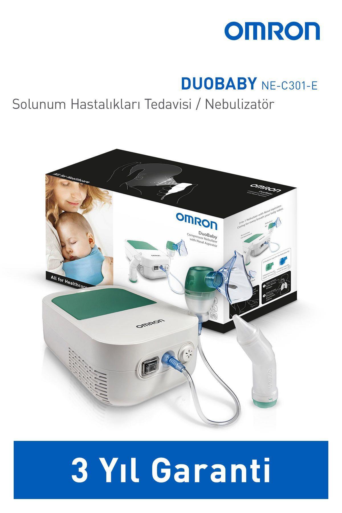 OmronOmron NE-C301-E Duobaby Burun Aspiratörü ve NebulizatörOmron Duobaby NE-C301-E Nazal Aspiratör Kompresörlü Nebulizatör Fiyatı ve Özellikleri | Mutlufiyatlar