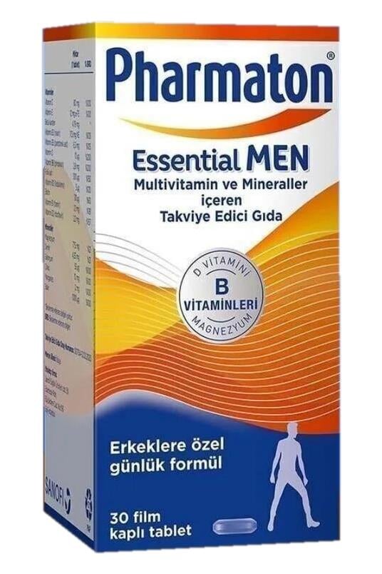 PharmatonPharmaton Essential Men 30 TabletPharmaton Essential Men 30 Kapsül Fiyatı ve Özellikleri | Mutlufiyatlar