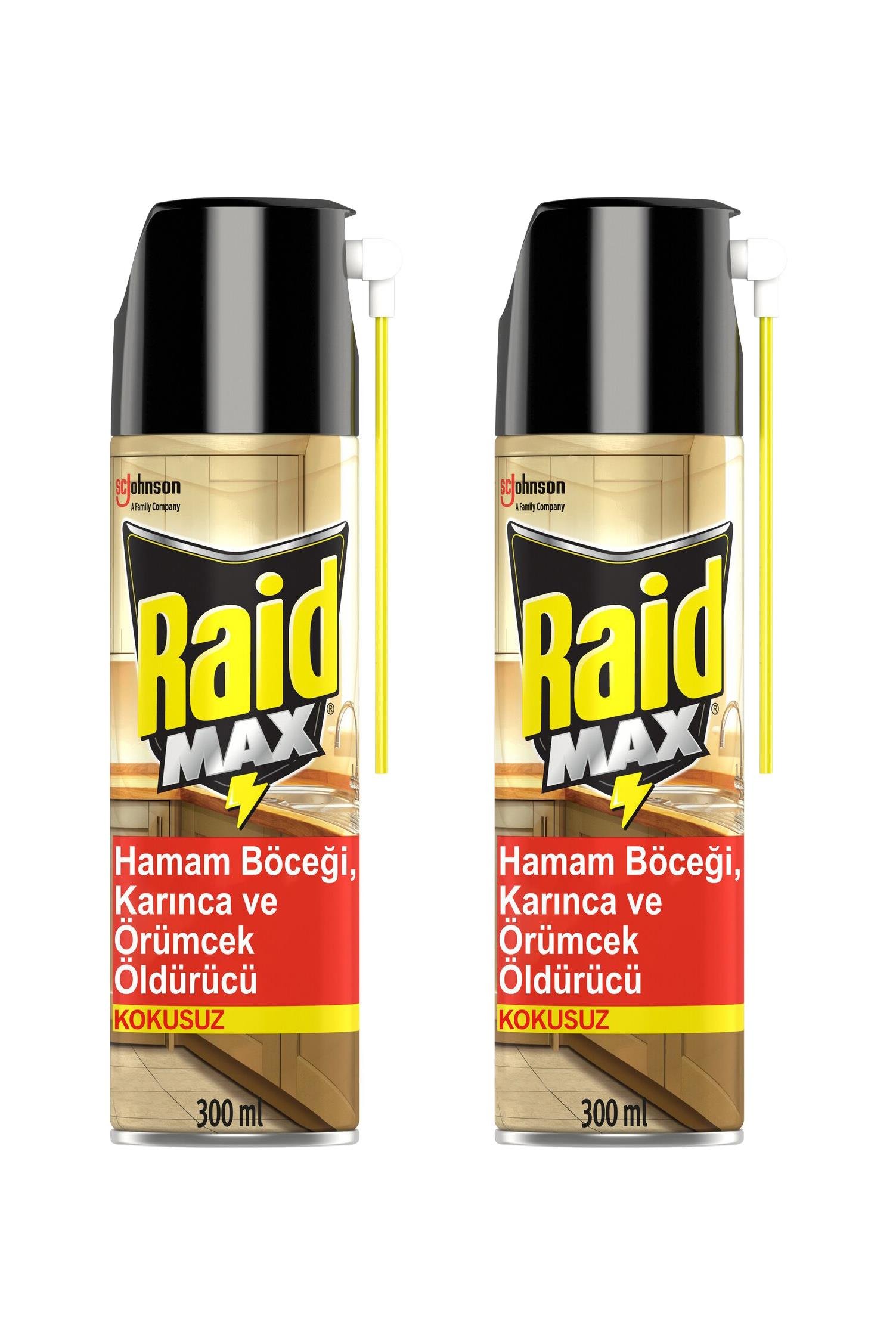 RaidRaid Max Kokusuz Böcek Savar 300 ml  2'liRaid Böcek Savar Max 300 ml Fiyatı ve Özellikleri | Mutlufiyatlar