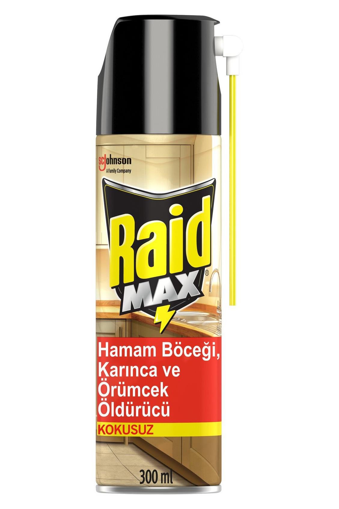 RaidRaid Max Kokusuz Böcek Savar 300 ml Raid Böcek Savar Max 300 ml Fiyatı ve Özellikleri | Mutlufiyatlar