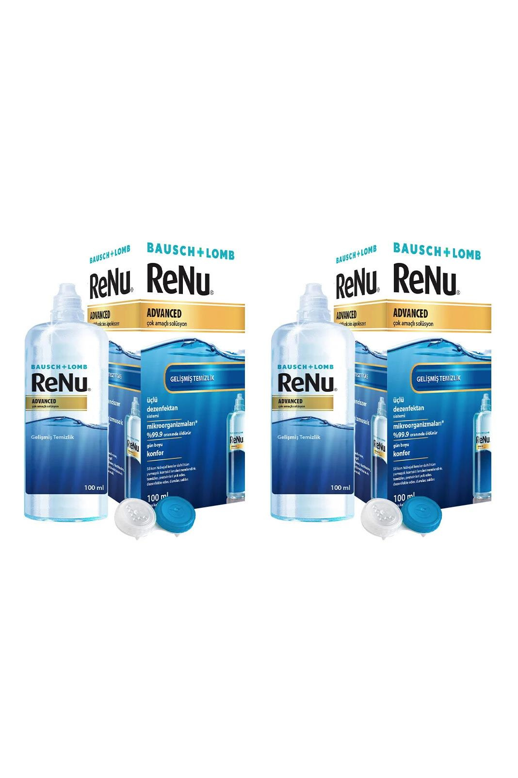 RenuBausch Lomb Renu Advanced Çok Amaçlı Lens Solüsyonu 100 ml 2'liBausch Lomb Renu Advanced Çok Amaçlı Lens Solüsyonu 100 ml Fiyatı ve Özellikleri | Mutlufiyatlar