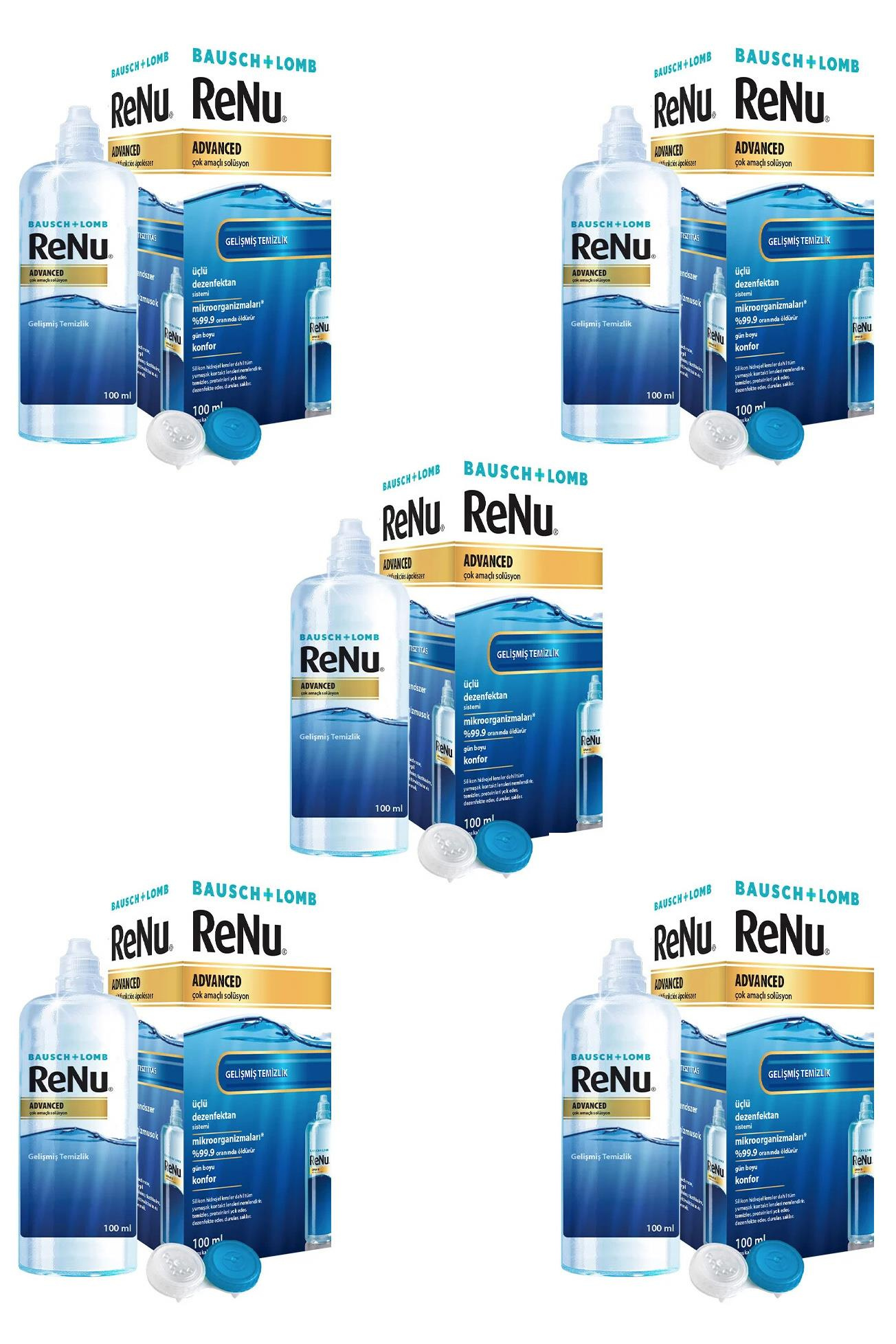 RenuBausch Lomb Renu Advanced Çok Amaçlı Lens Solüsyonu 100 ml 5'liBausch Lomb Renu Advanced Çok Amaçlı Lens Solüsyonu 100 ml Fiyatı ve Özellikleri | Mutlufiyatlar