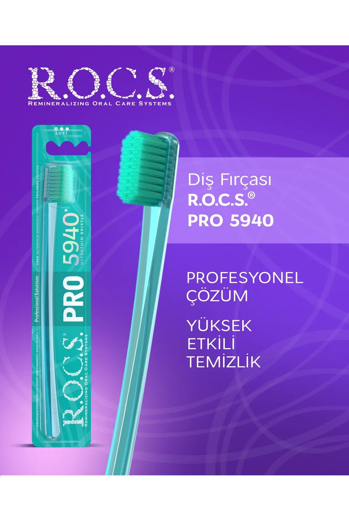 RocsRocs  Pro 5940 Ultra Soft Diş Fırçası Rocs Orijinal Ürün | Hızlı Kargo | Güvenli Alışveriş