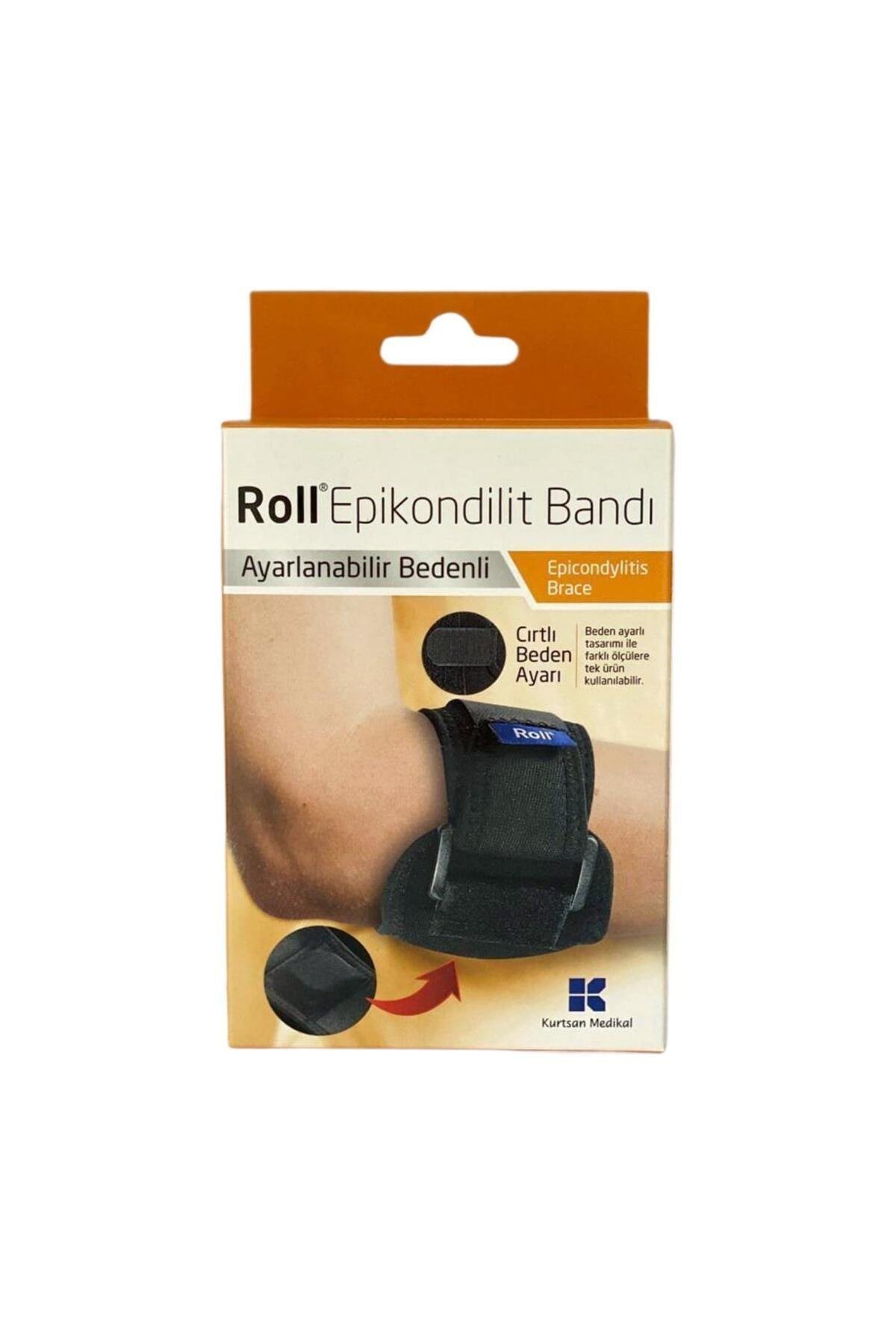 RollEpikondilit Dirseklik Tenisçi Dirseği Bandı / Epikondilit Bandajı - Ayarlanabilir