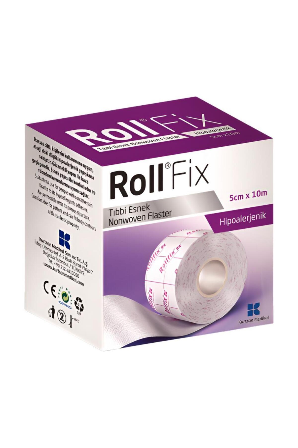 RollFİX Hipoalerjenik Esnek Fix Flaster 5cm X 10mt - 1 Kutu