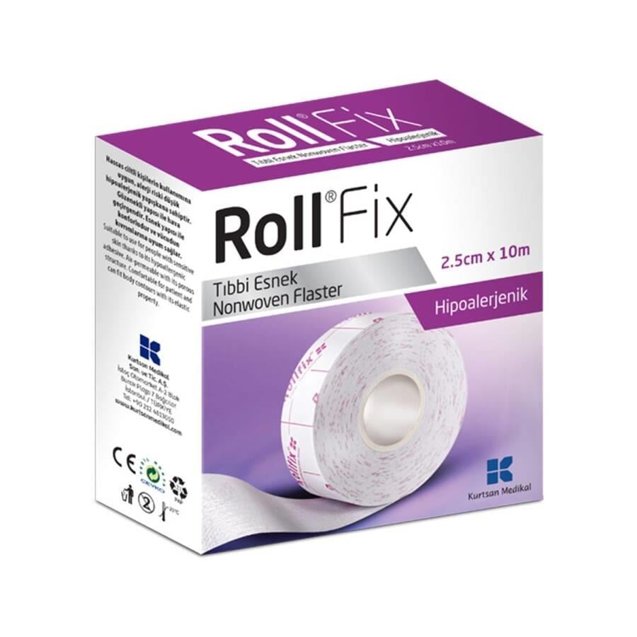 RollRoll Fix Esnek Nonwoven Tıbbi Flaster 2,5 cm x 10 mRoll Fix Esnek Nonwoven Tıbbi Flaster 2,5 cm x 10 m Fiyatı ve Özellikleri