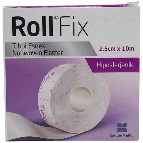 RollRoll Fix Esnek Nonwoven Tıbbi Flaster 2,5 cm x 10 mRoll Fix Esnek Nonwoven Tıbbi Flaster 2,5 cm x 10 m Fiyatı ve Özellikleri