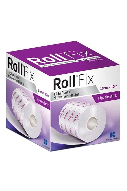 RollRoll Fix Tıbbi Esnek Nonwoven Hipoalerjenik Flaster 10cm x 10mtRoll Fix Esnek Flaster 10x1000 cm | Hipoalerjenik ve Nefes Alabilir