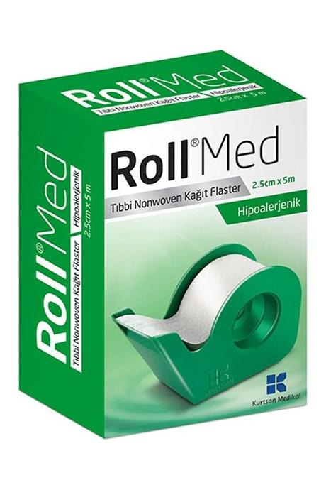 RollRoll Med Tıbbi Nonwoven Hipoalerjenik Kağıt Flaster 2,5cm x 5mtRoll Med Tıbbi Nonwoven Kağıt Flaster 2,5cm x 5m Fiyatı ve Özellikleri | Mutlufiyatlar