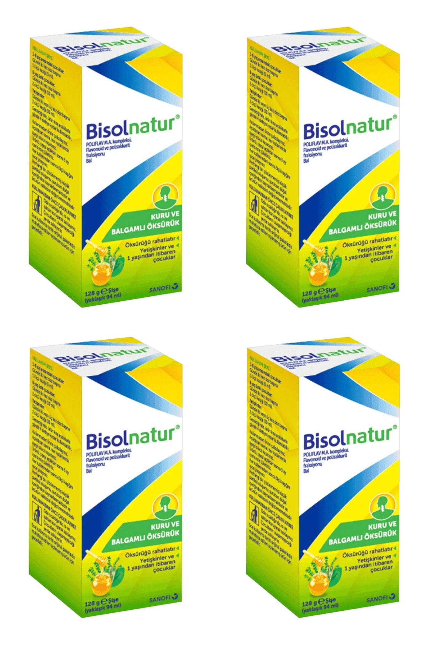 SanofiBisolnatur Bitkisel Şurup 128 gr 4'lüBisolnatur Bitkisel Şurup 128 gr Fiyatı ve Özellikleri | Mutlufiyatlar