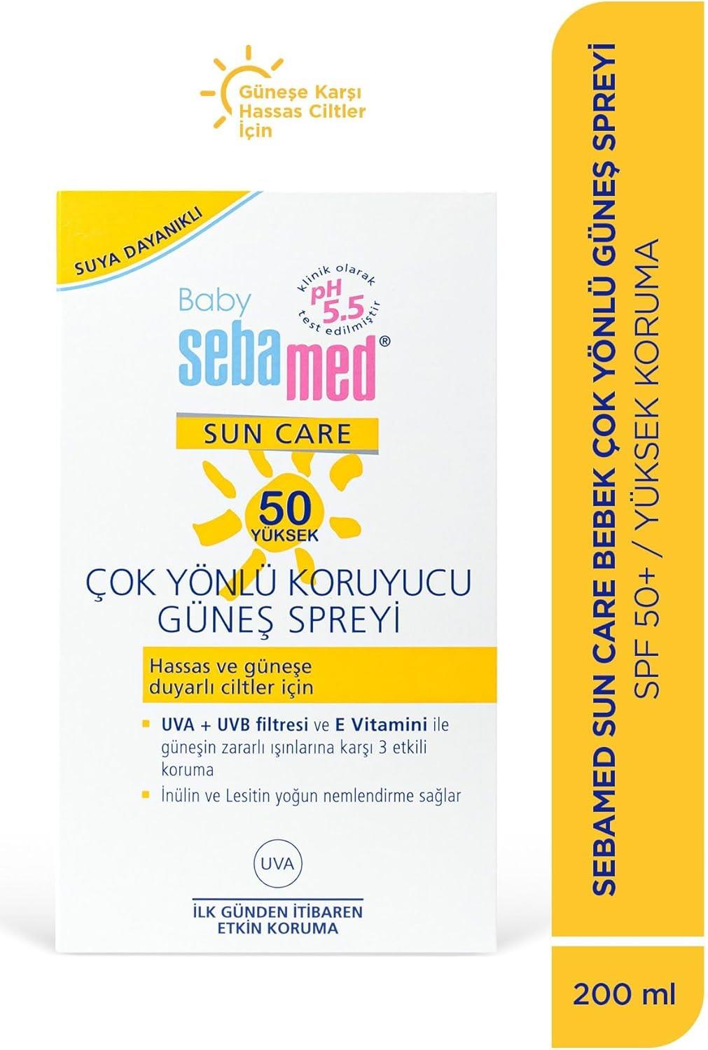 SebamedSebamed Baby Hassas Ciltler İçin Güneş Spreyi SPF50Sebamed Güneş Baby SPF50 Sprey 200 ml Fiyatı ve Özellikleri | Mutlufiyatlar