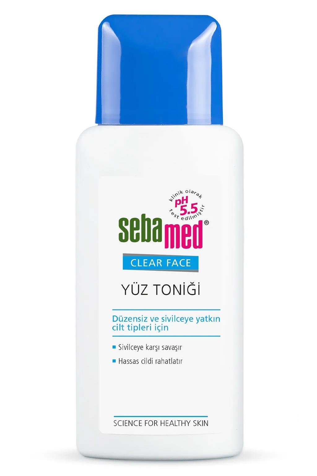 SebamedSebamed Clear Face Yüz Temizleme Toniği 150mlSebamed Clear Face Akne Eğilimli Cilt - Gözenek Sıkılaştırıcı Siyah Nokta Karşıtı Temizleyici Tonik 150ml | Hızlı Kargo & Orijinal Ürün