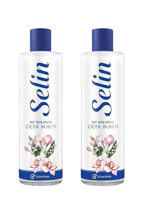 SelinSelin Çiçek Buketi Kolonya Pet Şişe 400 ml 2'liSelin Çiçek Buketi Kolonyası 400 ml | Ferahlatıcı Pet Şişe