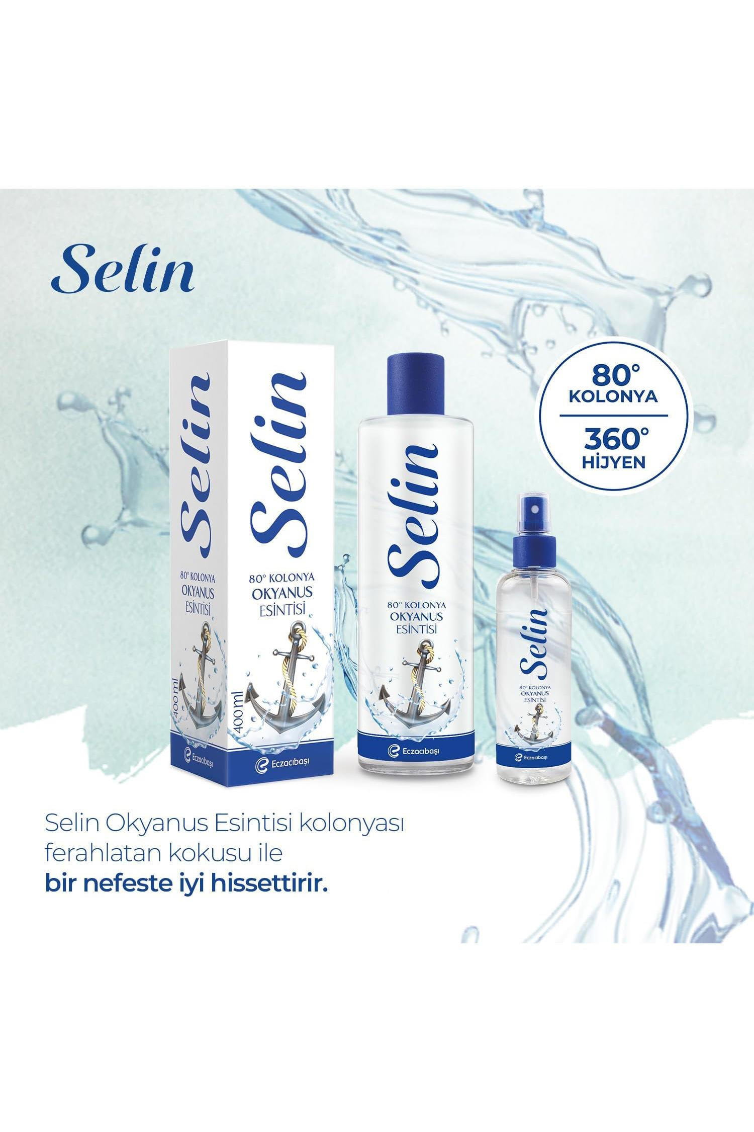 SelinSelin Okyanus Esintisi Kolonya Pet Şişe 400 mlSelin Okyanus Esintisi Kolonya 400 ml | Deniz Ferahlığı