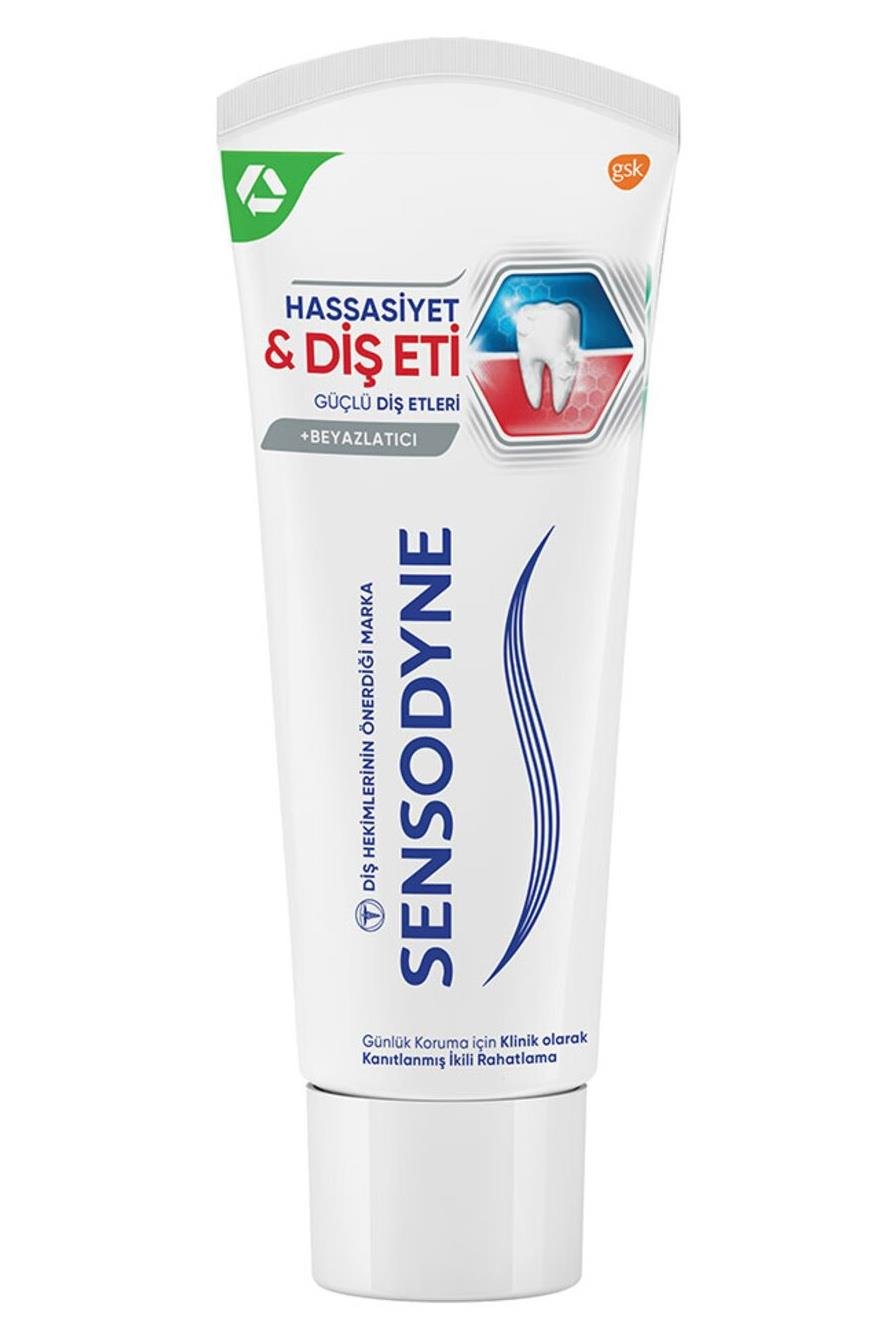 SensodyneSensodyne Hassasiyet & Diş Eti Beyazlatıcı Diş Macunu 75 mlSensodyne Orijinal Ürün | Hızlı Kargo | Güvenli Alışveriş