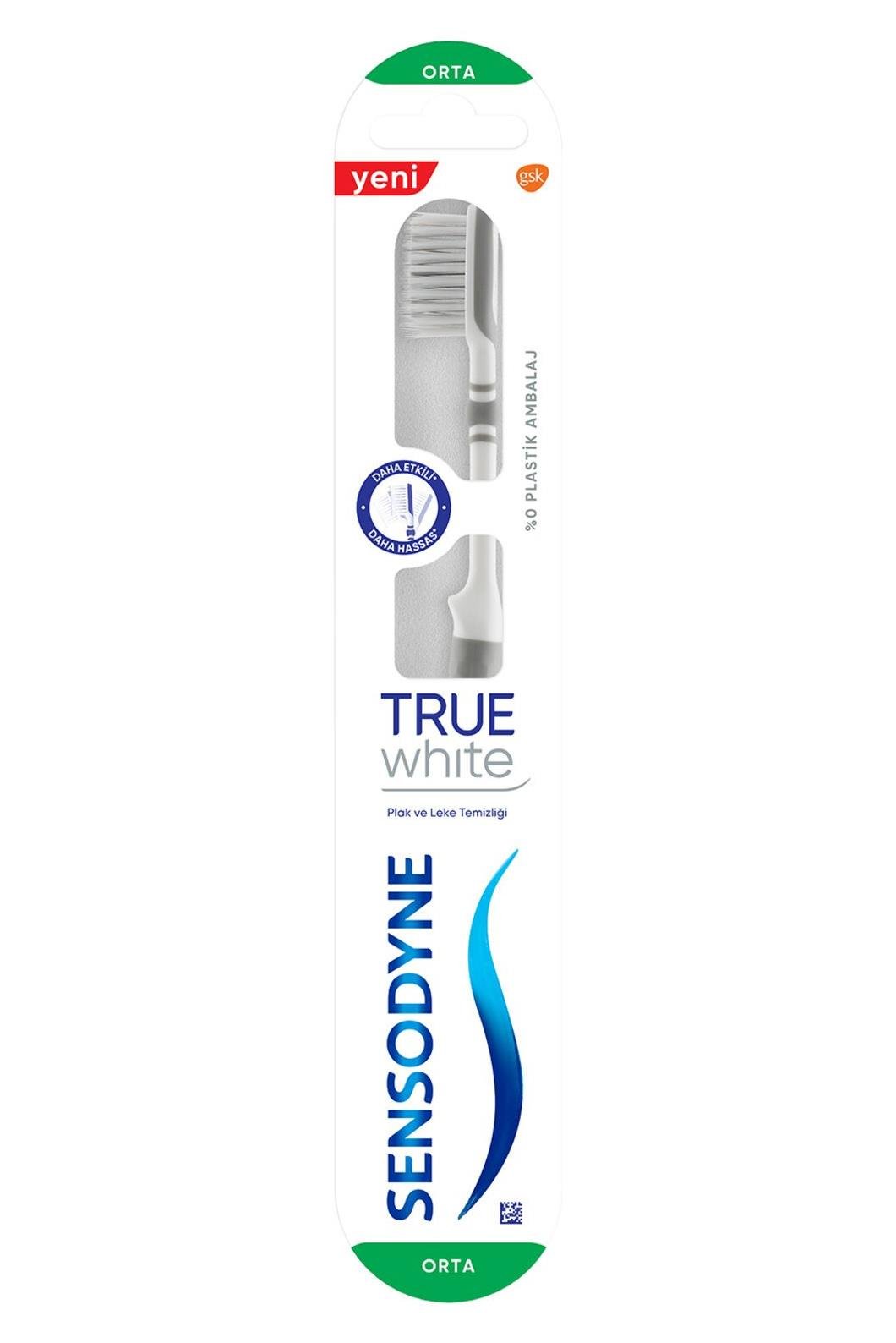 SensodyneSensodyne True White Orta Diş FırçasıSensodyne True White Orta Diş Fırçası Fiyatı ve Özellikleri | Mutlufiyatlar