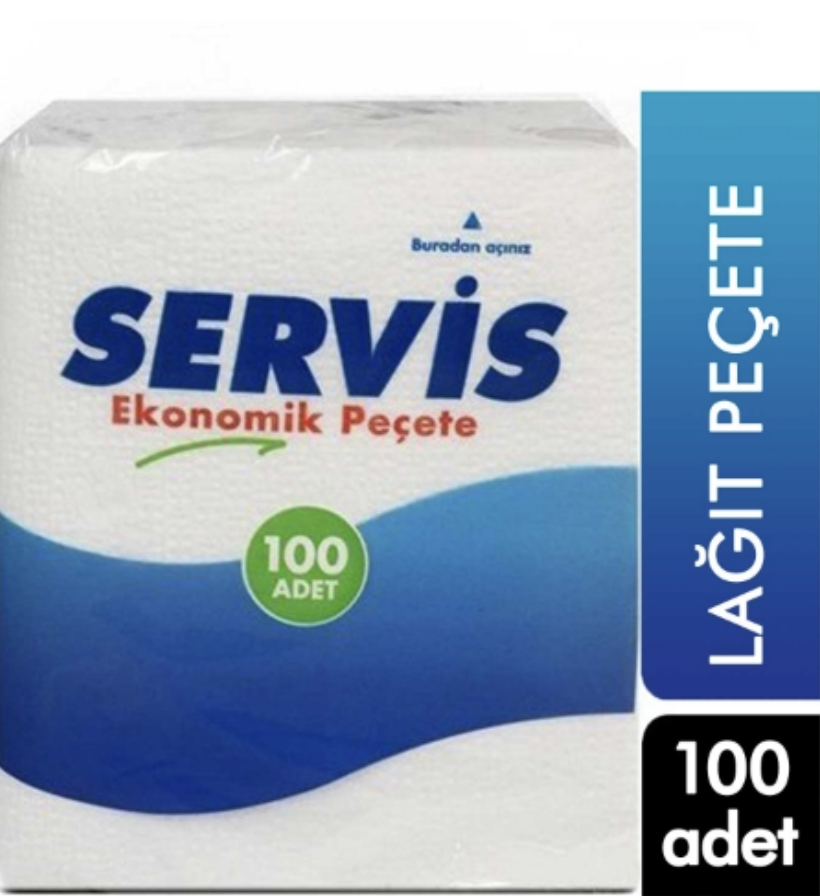 Servis  Servis Peçete 100lüServis Peçete 100lü Fiyatı ve Özellikleri | Mutlufiyatlar