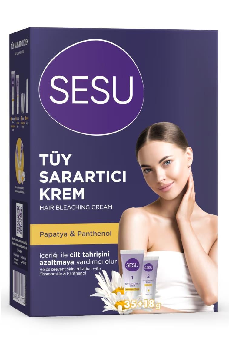 SesuSesu Tüy Sarartıcı Krem 35 gr +18 grSesu Tüy Sarartıcı Krem 35 gr +18 gr Fiyatı ve Özellikleri | Mutlufiyatlar